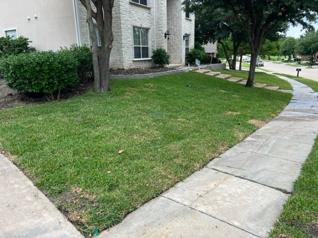 Lawn Mowing on a Argyle, TX property
